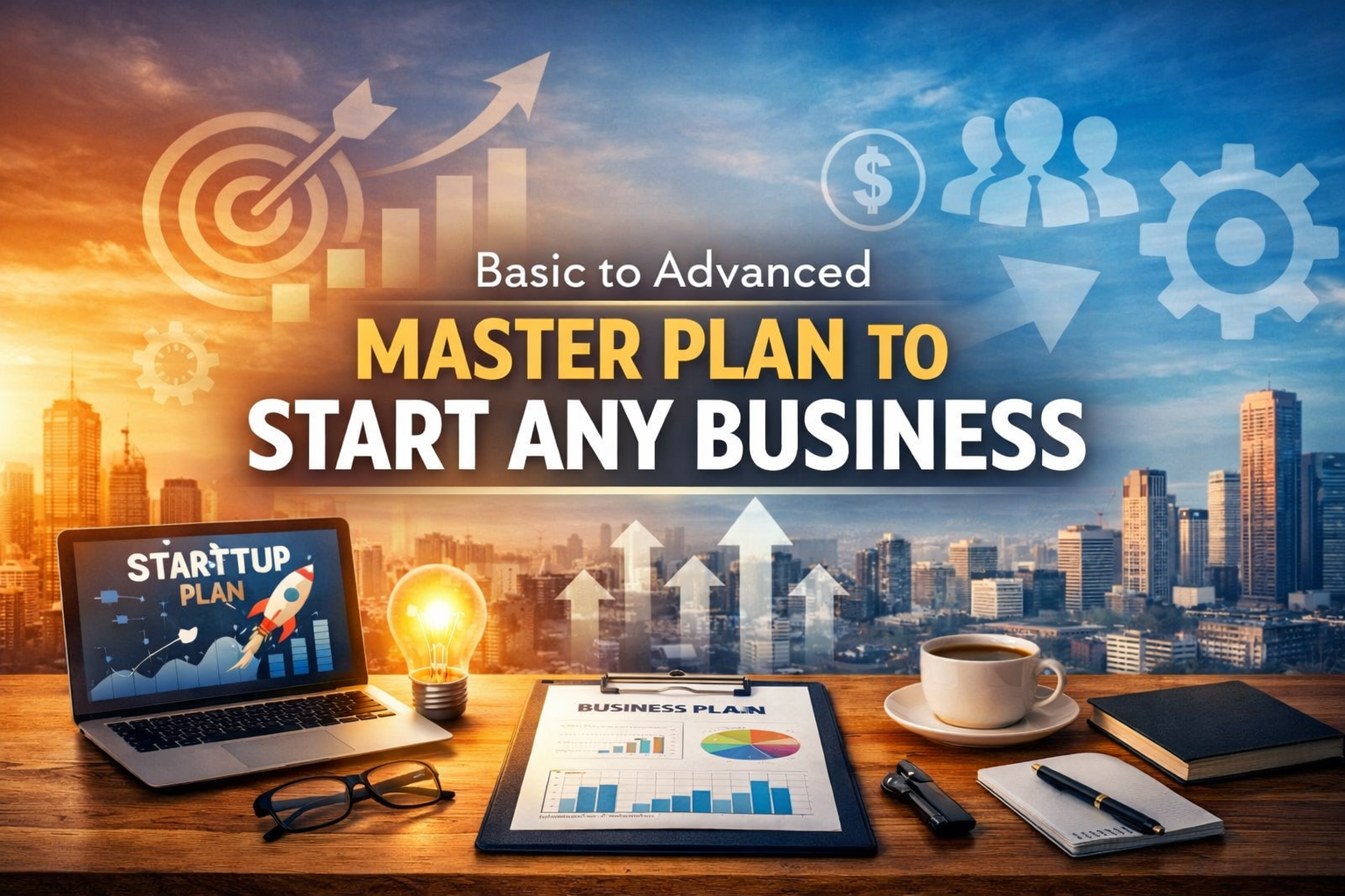 business startup planning strategy concept