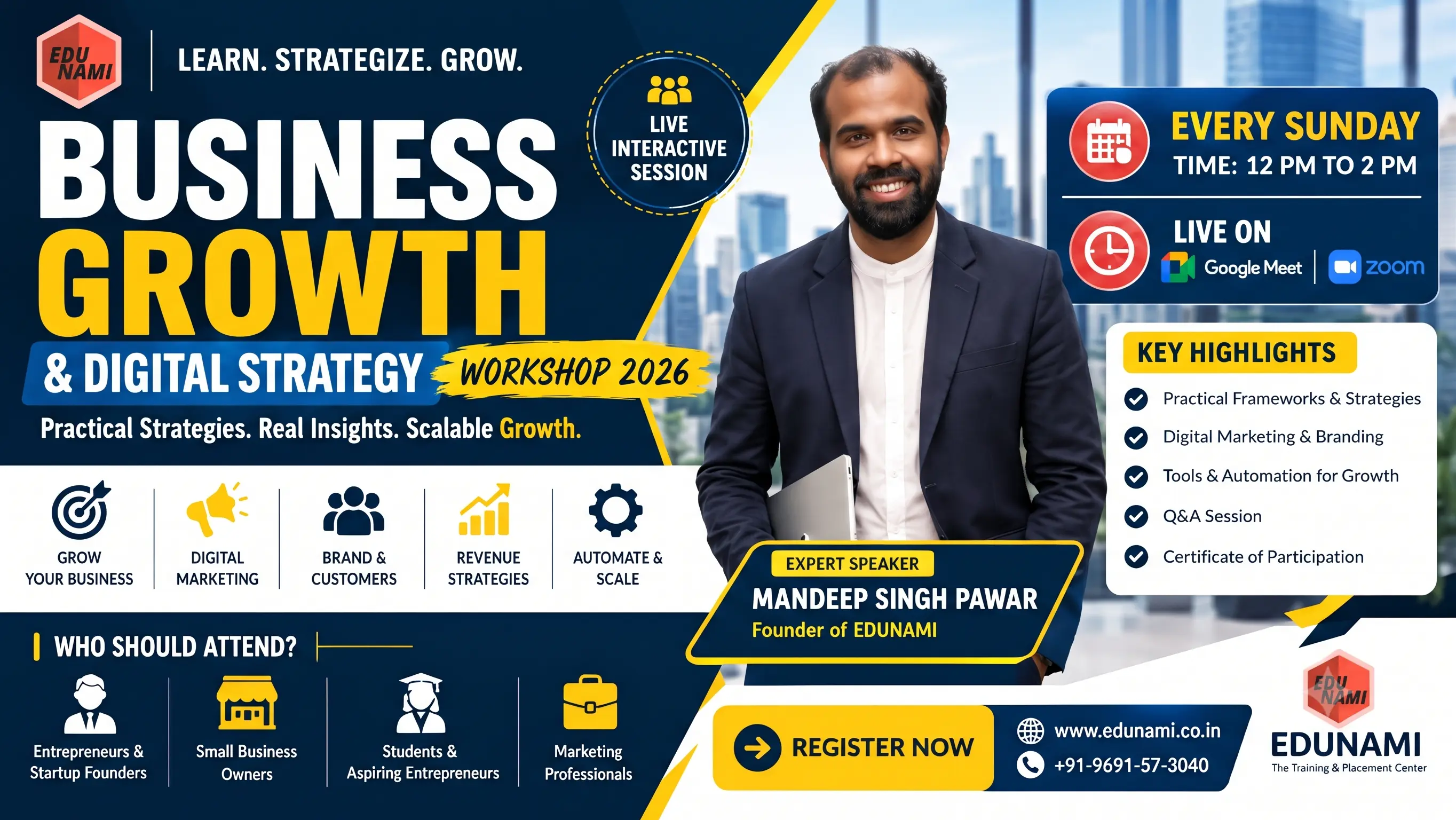 Business Growth & Digital Strategy Workshop 2026