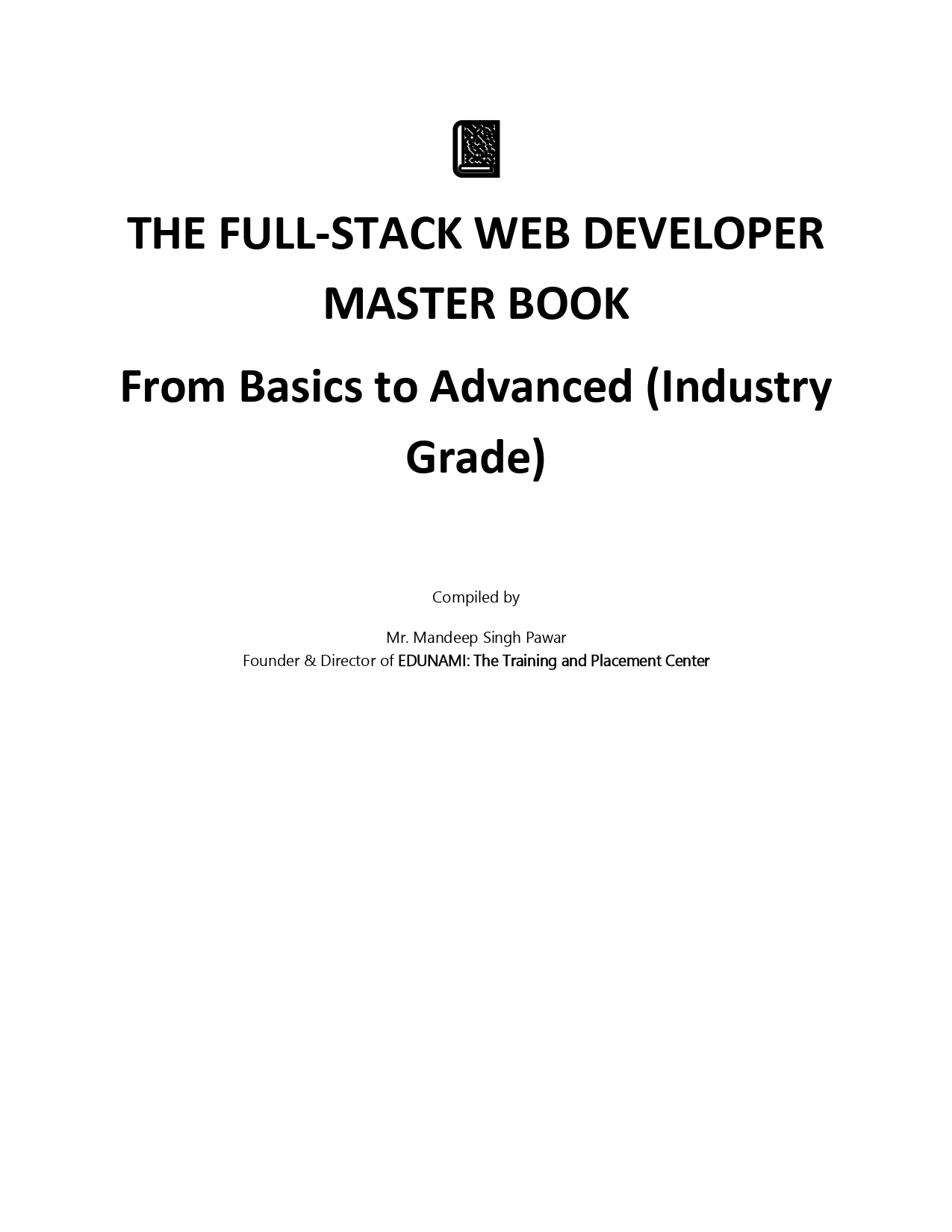 The Full stack Web Developement Master Book